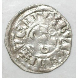 BOURGOGNE - HUGUES V - 1305 - 1315 - DENIER - R/ DIVIONENSIS