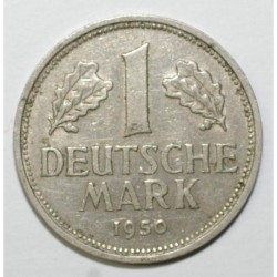 GERMANY - KM 110 - 1 MARK 1950 G - Karlsruhe