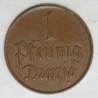 DANZIG - KM 140 - 1 PFENNIG 1929