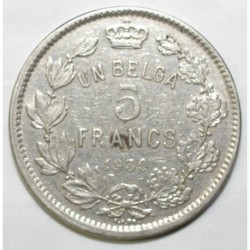 BELGIUM - KM 97 - 5 FRANCS 1930 - ALBERT 1st - FRENCH LEGEND