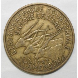 AFRIQUE CENTRALE - CAMEROUN - 25 FRANCS 1962