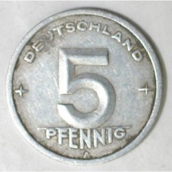 ALLEMAGNE - KM 2 - 5 PFENNIG 1949 A  - Berlin
