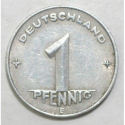 ALLEMAGNE - KM 1 - 1 PFENNIG 1949 E - Muldenhütten