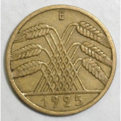 ALLEMAGNE - KM 40 - 10 REICHSPFENNIG 1925 E - Muldenhütten - République de Weimar