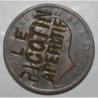 ITALY - KM 11 - 10 CENTESIMI 1867 - Advertising countermark LE PICOTIN APERITIF