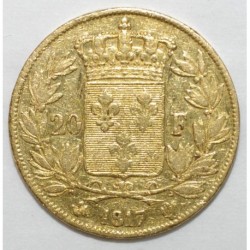 GADOURY 1028 - 20 FRANCS 1817 Q - OR - BUSTE NU - TTB