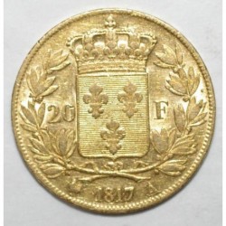 GADOURY 1028 - 20 FRANCS 1817 A - OR - BUSTE NU - TTB