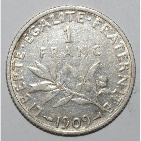 FRANCE - KM 844 - 1 FRANC 1909 - TYPE SOWER