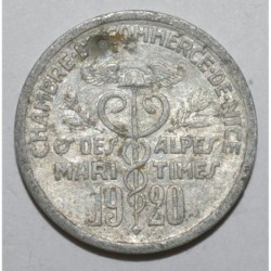 ALPES MARITIMES ( 06 ) - 5 CENTIMES 1920 - NICE - CHAMBRE DE COMMERCE - TTB