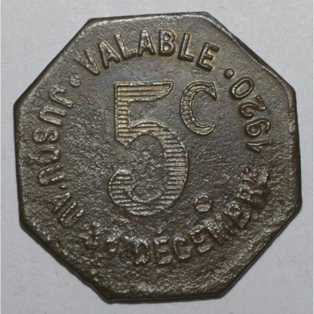 TARN ( 81 ) - 5 CENTIMES - 1920 - VILLE D'ALBI - TTB