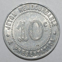 HERAULT ( 34 ) - 10 CENTIMES - 1921 - SYNDICAT DE L'ALIMENTATION EN GROS - TTB