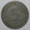 REGION PROVENCALE - 5 CENTIMES 1918 - CHAMBRE DE COMMERCE - TTB