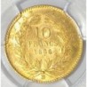 Gad 1015 - 10 FRANCS 1866 -  Grand BB OR - NAPOLEON III - Tête laurée - SPL 64