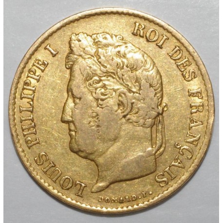 FRANCE - KM 747 - 40 FRANCS 1834 A - LOUIS PHILIPPE 1er