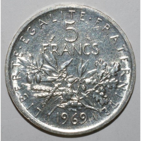 FRANCE - KM 926 - 5 FRANCS 1969 - TYPE SOWER FRANCE - KM 926 - 5 FRANCS 1969 - TYPE SOWER