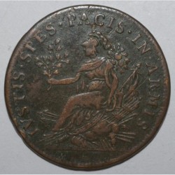 LOUIS XIV - TOKEN - Rev/ IVSTIS.SPES.PACIS.IN.ARMIS