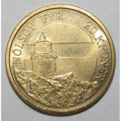 DANEMARK - KM 901 - 20 KRONER 2005 - Phare de l'île de Nolsoy