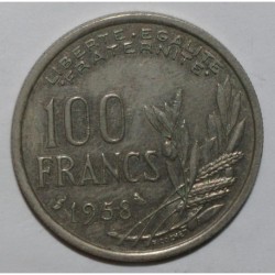 FRANCE - KM 919.1 - 100 FRANCS 1958  TYPE COCHET - MINTMARK OWL
