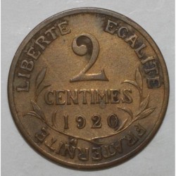 FRANCE - KM 841 - 2 CENTIMES 1920 - TYPE DUPUIS