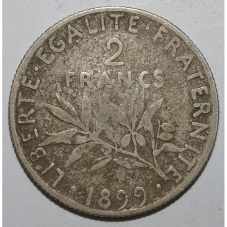 FRANCE - KM 845 - 2 FRANCS 1899 - TYPE SOWER FRANCE - KM 845 - 2 FRANCS 1899 - TYPE SOWER