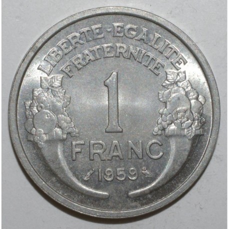 FRANCE - KM 885a.1 - 1 FRANC 1959 - TYPE MORLON ALU