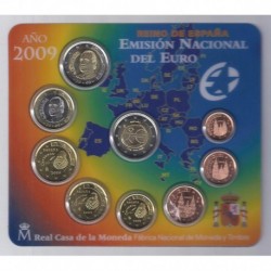 ESPAGNE - COFFRET EURO 2009...