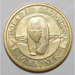 DENMARK - KM 916 - 10 KRONER 2007 - POLAR BEAR