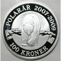 DANEMARK - KM 917 - 100 KRONER 2007 - Ours polaire - Année polaire internationale