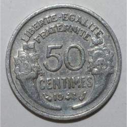 FRANCE - KM 914 - 50 CENTIMES 1944 - TYPE MORLON ALU