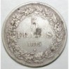 BELGIUM - KM 3.1 - 5 FRANCS 1835 - LEOPOLD 1st - Edge A