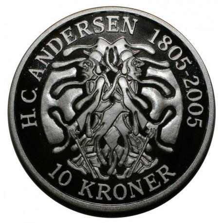 DENMARK - KM 909 - 10 KRONER 2006 - ANDERSEN - THE SHADOW