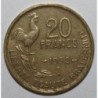 FRANCE - KM 917 - 20 FRANCS 1952 B - Beaumont le Roger - TYPE G.GUIRAUD