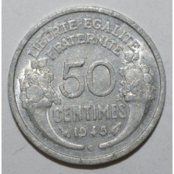 GADOURY 426a - 50 CENTIMES 1945 C - Castelsarrasin - TYPE MORLON ALU - KM 914