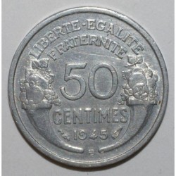 GADOURY 426a - 50 CENTIMES 1945 B - Beaumont le Roger - TYPE MORLON - KM 894