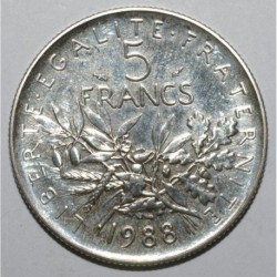 GADOURY 771 - 5 FRANCS 1988 - TYPE SEMEUSE - KM 926a