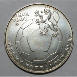 CZECH REPUBLIC - KM 52 - 200 KORUN 2001 - 100 years of the Czech Football Union