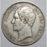 BELGIUM - KM 17 - 5 FRANCS 1853 - LEOPOLD 1st - Edge A