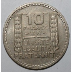 GADOURY 810a - 10 FRANCS 1947 - TYPE TURIN - RAMEAUX COURTS - KM 908.1