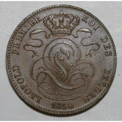 BELGIUM - KM 5 - 5 CENTIMES 1850 - LEOPOLD 1 - Hit on the edge