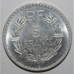 FRANCE - KM 888 - 5 FRANCS 1945 B - Beaumont le Roger - TYPE LAVRILLIER