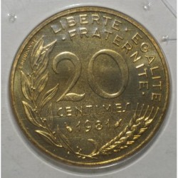 FRANCE - KM 930 - 20 CENTIMES 1981 TYPE MARIANNE