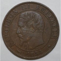 GADOURY 152 - CINQ CENTIMES 1854 BB Strasbourg TYPE NAPOLEON III - TTB - KM 777