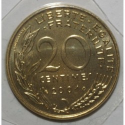 FRANCE - KM 930 - 20 CENTIMES 2001 - TYPE MARIANNE