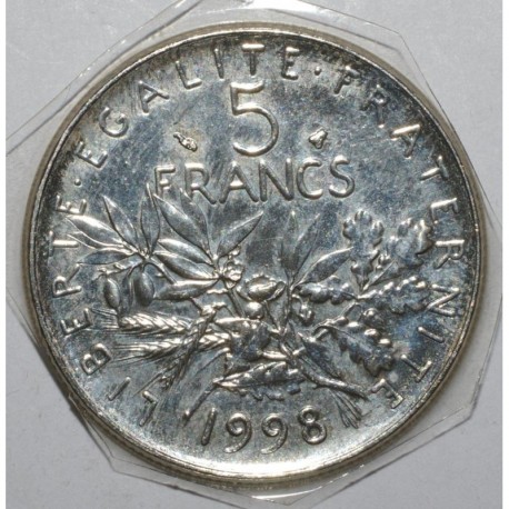 FRANCE - KM 926 - 5 FRANCS 1998 - TYPE SOWER FRANCE - KM 926 - 5 FRANCS 1998 - TYPE SOWER
