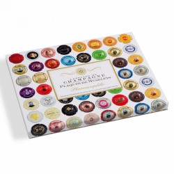 COFFRET CARTON POUR 48 PLAQUES DE MUSELET DE CHAMPAGNE - REF 344894