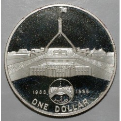 AUSTRALIE - KM 412 - 1 DOLLAR 1998 - 10 ans du Parliament House à Canberra