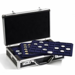 CARGO L6 PRO PREMIUM BLACK COIN CASE - FOR UP TO 6 L FORMAT TRAYS  - WITH OR WITHOUT COIN TRAYS