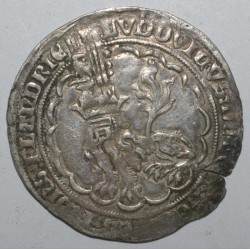 FLANDRE - LOUIS DE MALE - 1346 - 1384 - DOUBLE GROS - TRES TRES BEAU