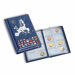 Taschenalbum ROUTE für 12 Euro-Kursmünzensätze