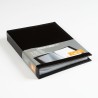 Album pour documents, avec 20, 40 ou 60 pochettes A4, noir